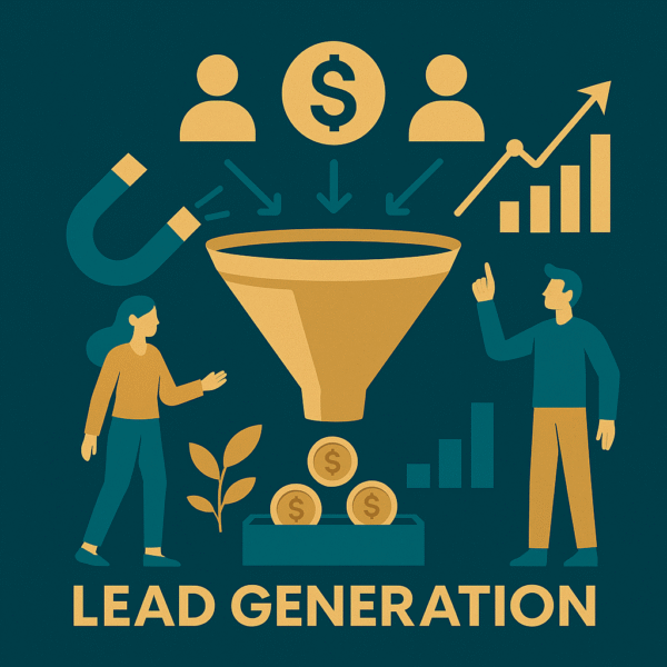 “Lead generation service page visual by Flora Digi Marketing demonstrating how businesses can attract high-quality leads through SEO, ads, automation, and data-driven marketing.”